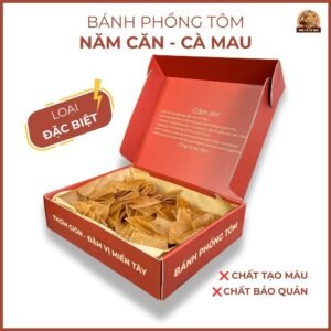 Bánh phồng tôm Cà Mau đặc sản miền Tây giòn ngon