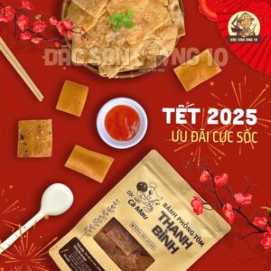 Bánh phồng tôm Năm Căn Cà Mau chính gốc
