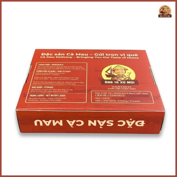 Bánh phồng tôm làm quà tặng hộp sang trọng